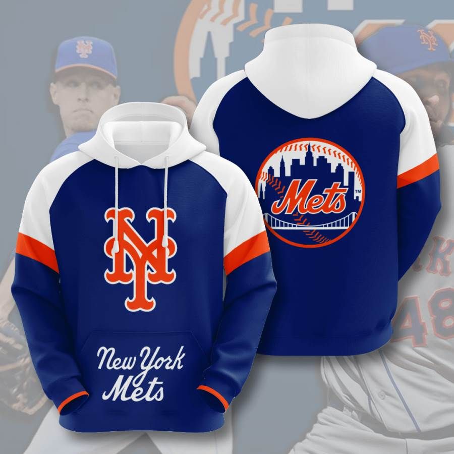 Sports Baseball Mlb New York Mets Usa 574 Hoodie 3D