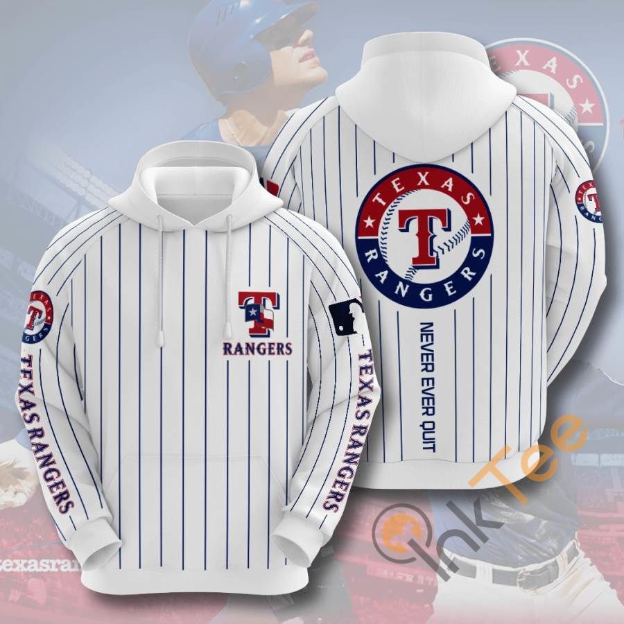 Sports Baseball Mlb Texas Rangers Usa 674 Hoodie 3D