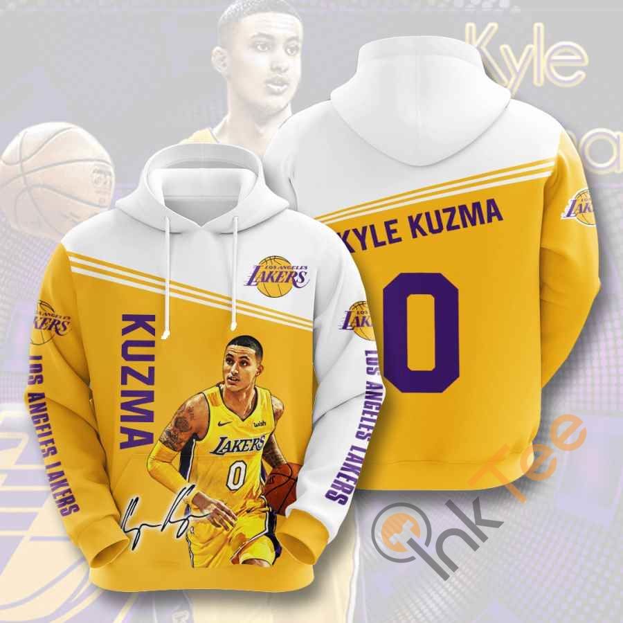 Sports Basketball Nba Los Angeles Lakers Kyle Kuzma Usa 1103 Hoodie 3D