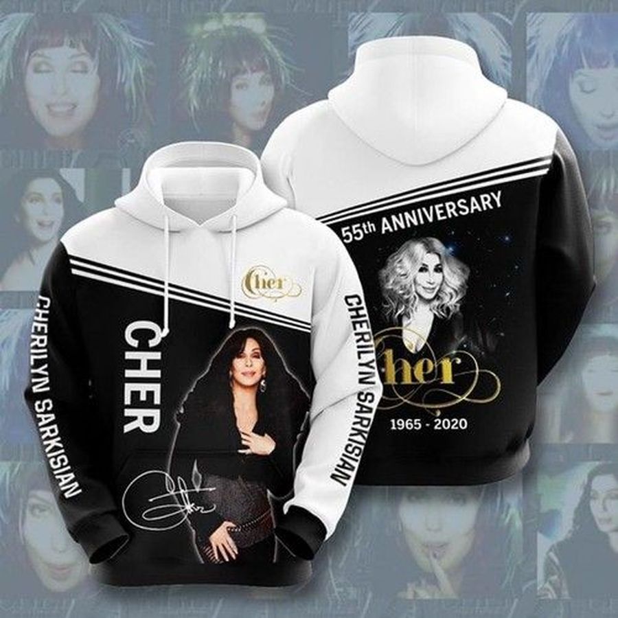 Sports Team Cher 55Th Anniversary Signature No879 Hoodie 3D