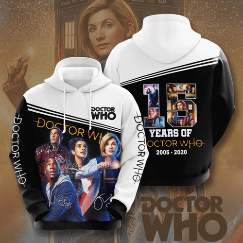 Sports Team Doctor Who Movie Character Anniversary 15 Years 2020 No638 Hoodie 3D