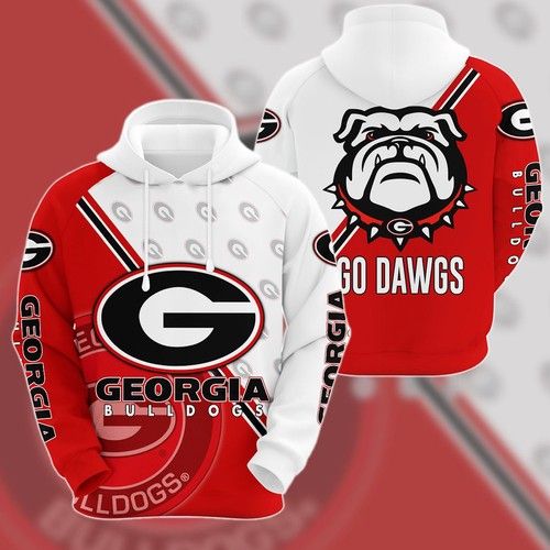 Sports Team Georgia Bulldogs Ncaa Go Dawgs No363 Hoodie 3D