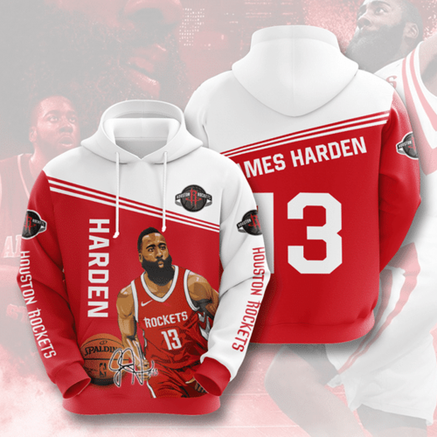 Sports Team James Harden Houston Rockets No53 Hoodie 3D.png