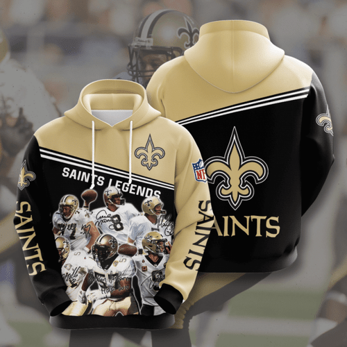 Sports Team Nfl New Orleans Saints No1017 Hoodie 3D