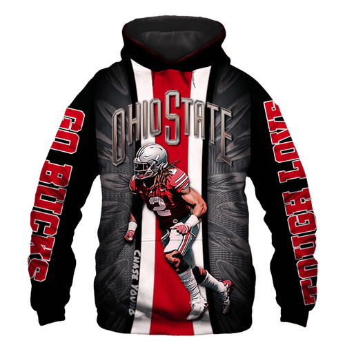 Sports Team Official Ohio State Buckeyes Nfl 2 Chase Young No484 Hoodie 3D
