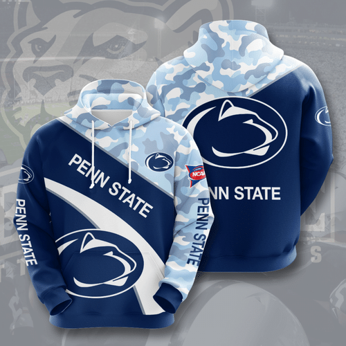 Sports Team Penn State Nittany Lions No44 Hoodie 3D