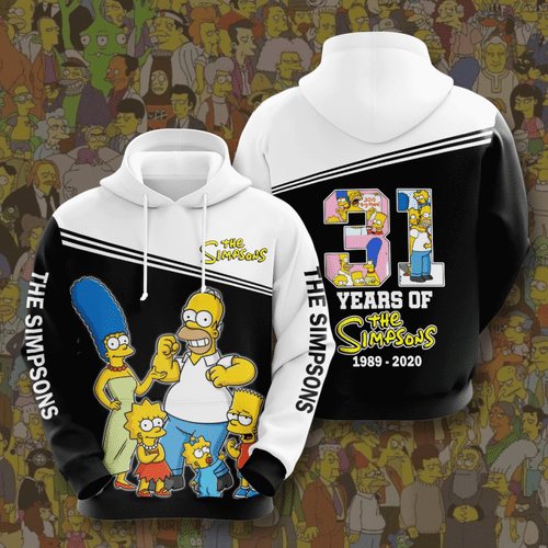 Sports Team The Simpsons Movie Character Anniversary 31 Years No79 Hoodie 3D