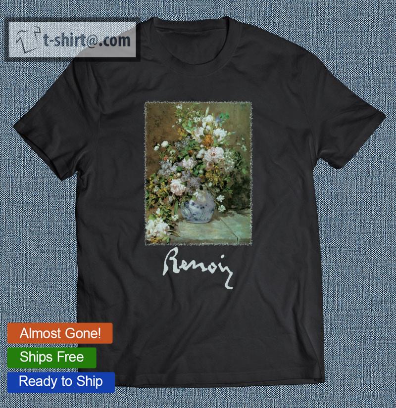 Spring Bouquet By Pierre Renoir Still Life Flowers T-shirt