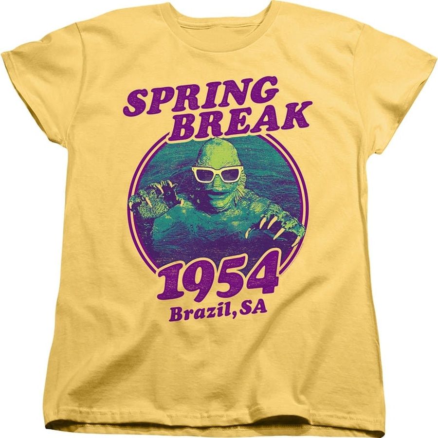 Spring Break 1954 Creature From The Black Lagoon 80s 90s Horror Unisex T-Shirt