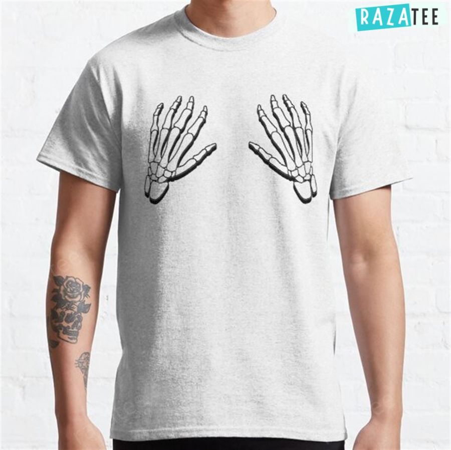 Squeeze Them Skeleton Hands By Annievillecreations, Skeleton Hands Shirt Funny Halloween