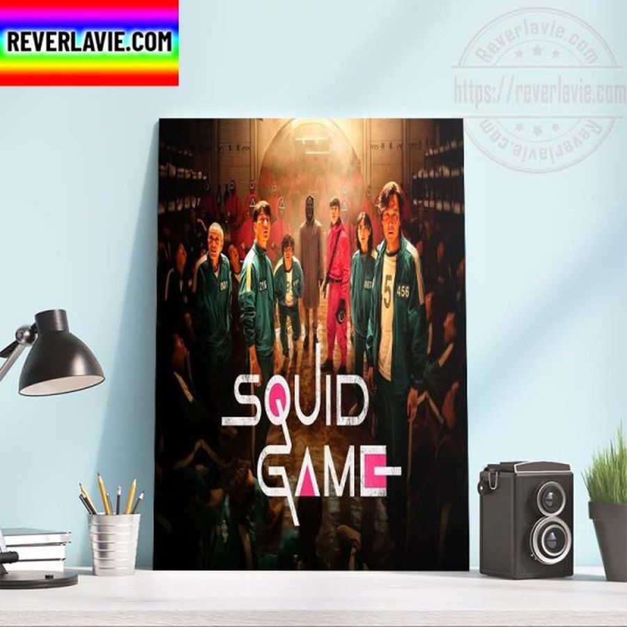 Squid Game The First Non-English Series Nominated At Emmys Home Decor Poster Canvas