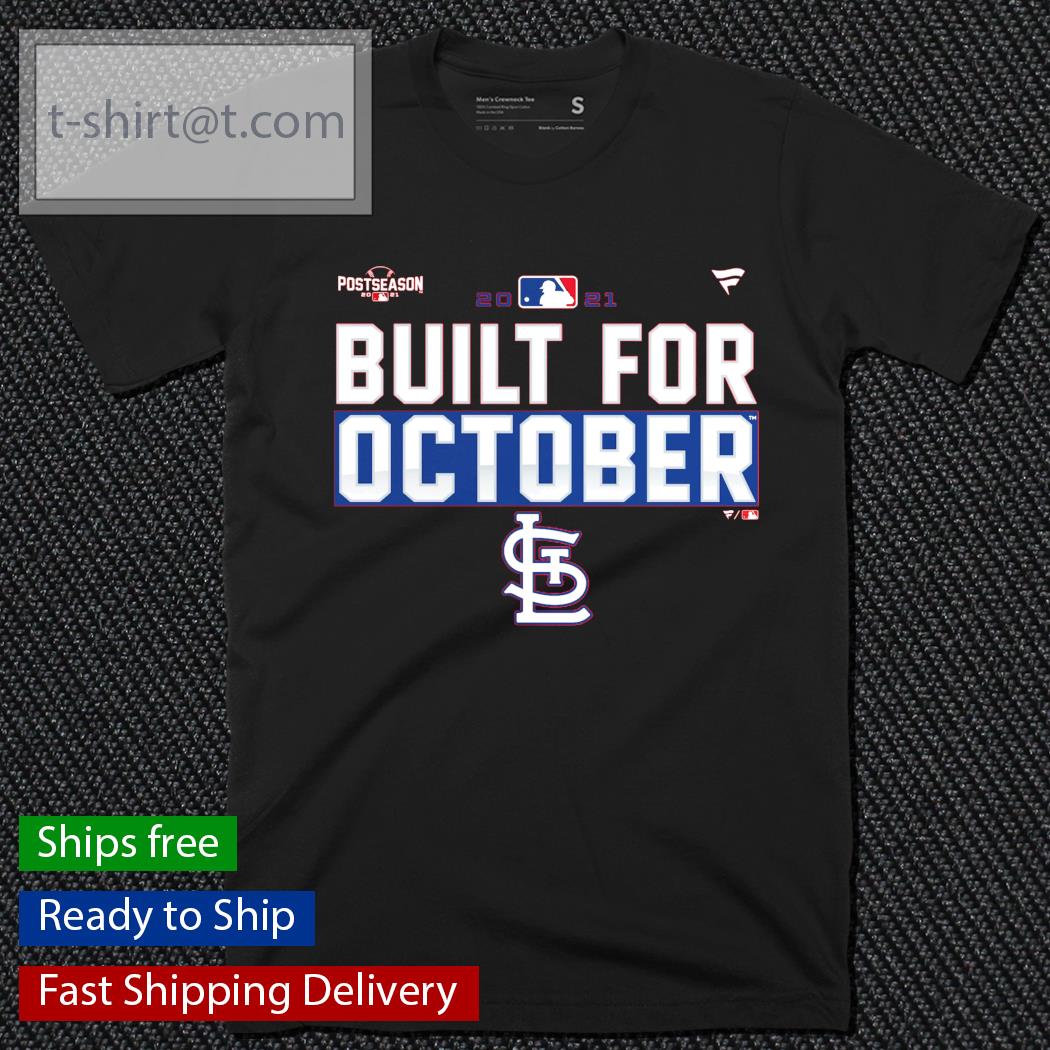 St. Louis Cardinals Fanatics Branded 2021 Postseason Locker Room Shirt