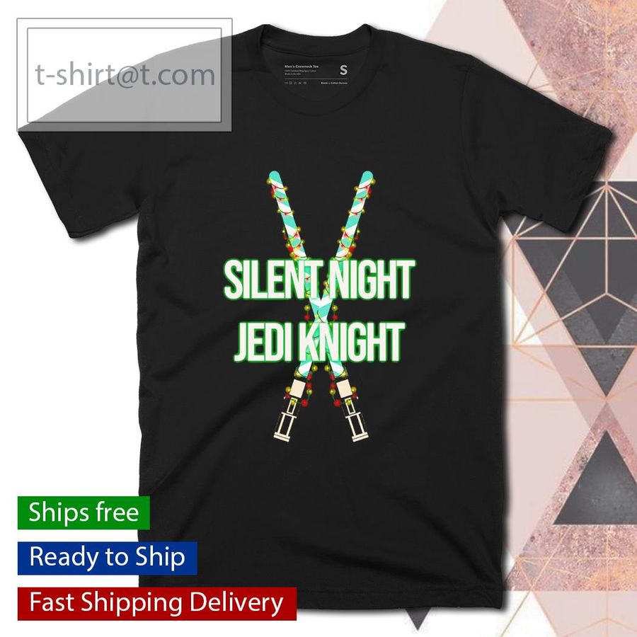 Star Wars Christmas Silent Night Jedi Knight shirt