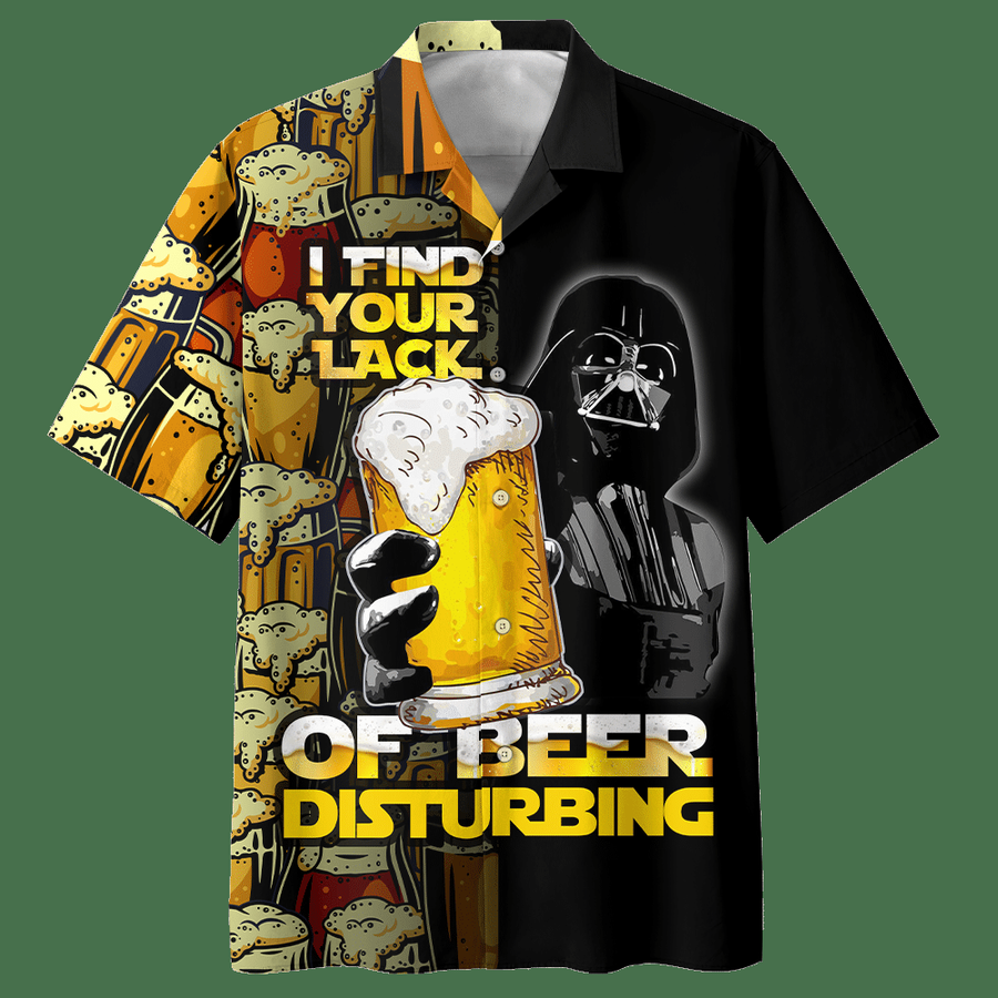 Star Wars Darth Vader I find your lack of beer disturbing Hawaiian Shirt.png