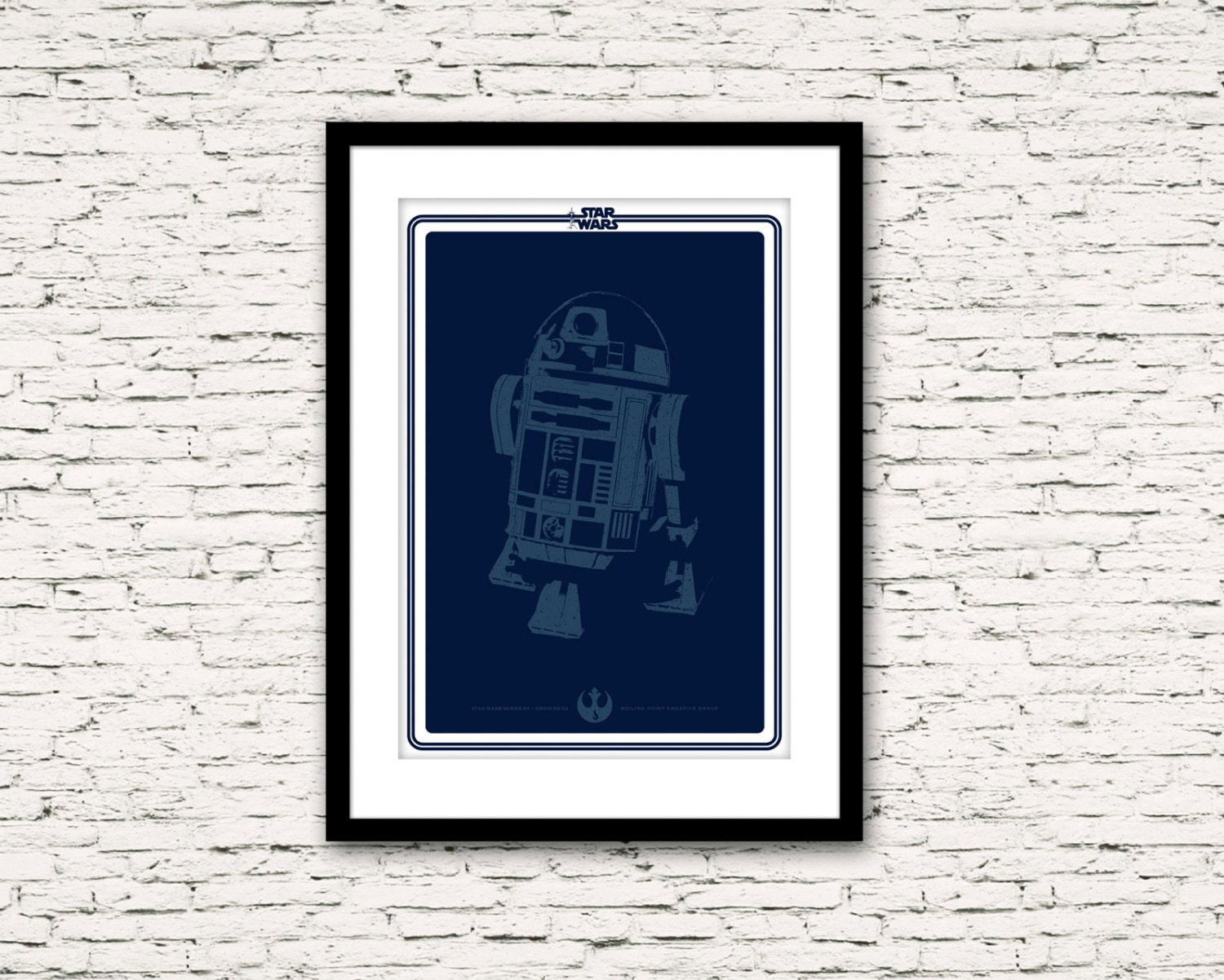 Star Wars Poster Series Droid R2-D2 Print or Canvas