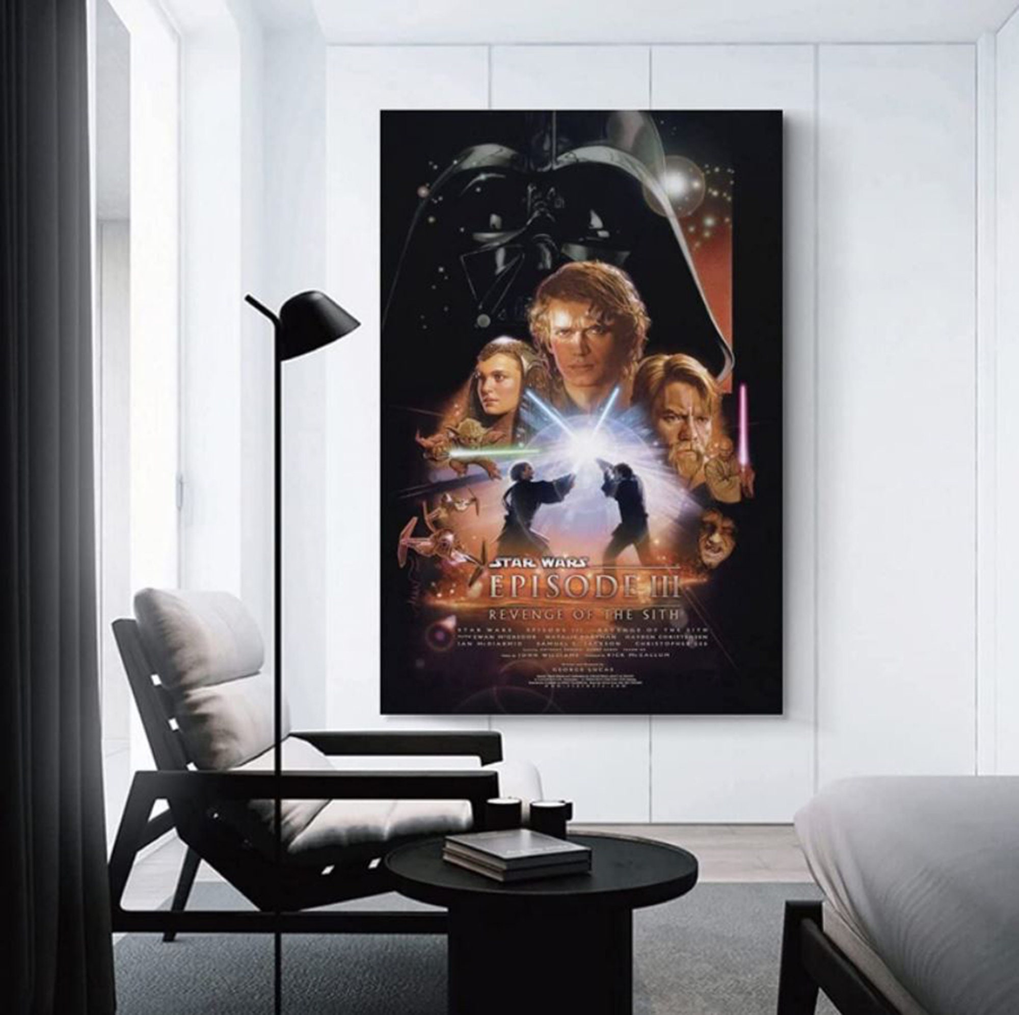 Star Wars Revenge Of The Sith Poster Canvas Wall Art