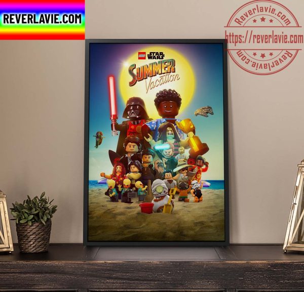 Star Wars Summer Vacation Lego The Official Poster Home Decor Poster Canvas