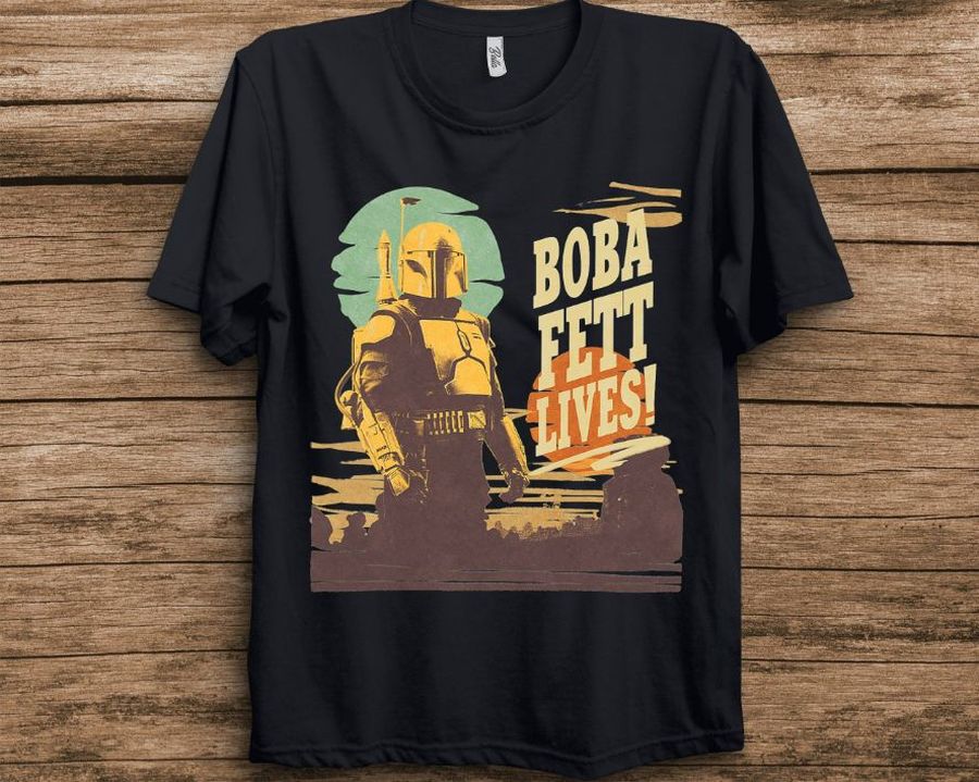 Star Wars The Book of Boba Fett Lives T-Shirt