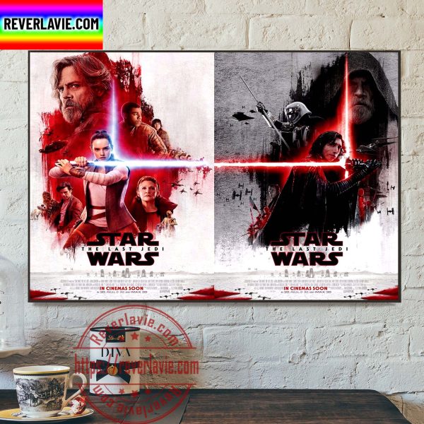 Star Wars The Last Jedi Official Poster Home Decor Poster Canvas