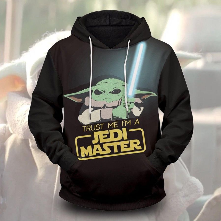 Star Wars The Mandalorian Jedi Master All Over Printed Hoodie