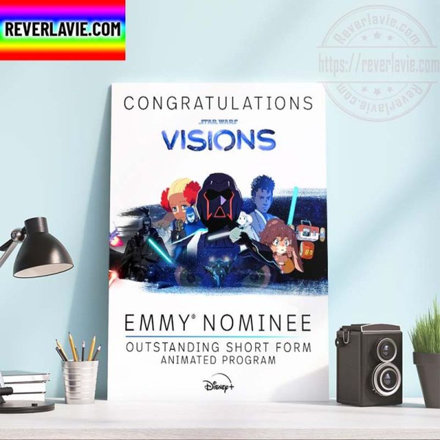 Star Wars Visions Emmys Nomination Outstanding Short Form Animated Program Home Decor Poster Canvas