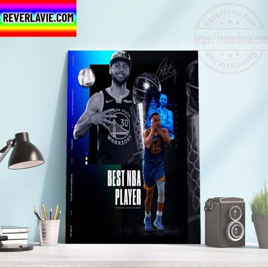 Stephen Curry is Best NBA Player At The 2022 ESPYS Home Decor Poster Canvas