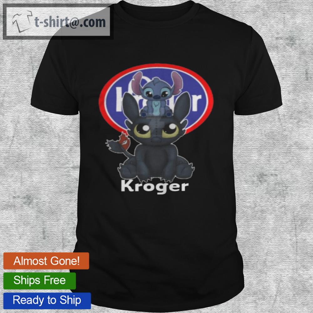 Stitch and toothless kroger shirt