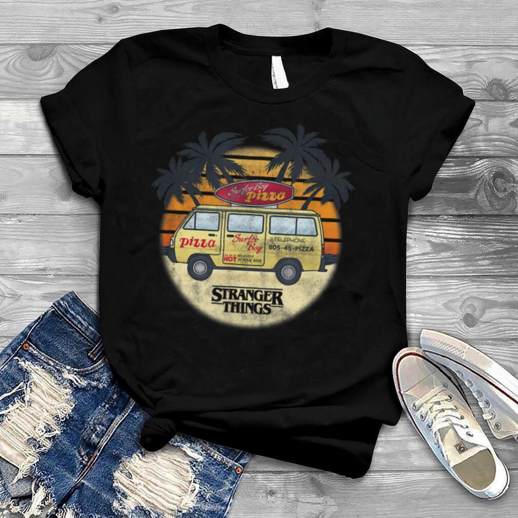 Stranger Things 4 Surfer Boy Pizza Van T Shirt