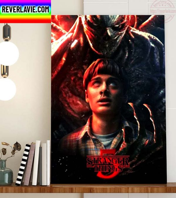 Stranger Things 5 Hawkins Will Fall Season 5 Home Decor Poster Canvas