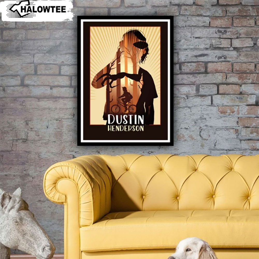 Stranger Things Season 4 Stranger Things Poster Canvas Wall Decor Gift For Fan Dustin Henderson Poster
