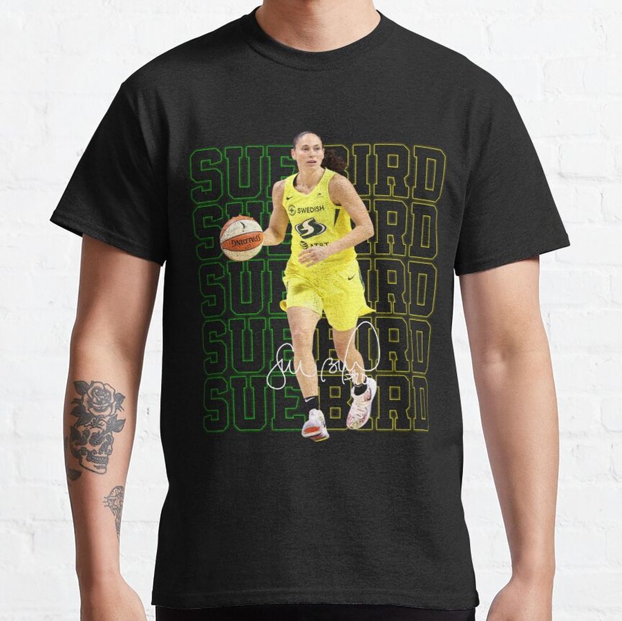 Sue Bird Legend Basketball 3000 Assists Signature Vintage Retro 80s 90s Bootleg Rap Style Classic T-Shirt - 5765-p989