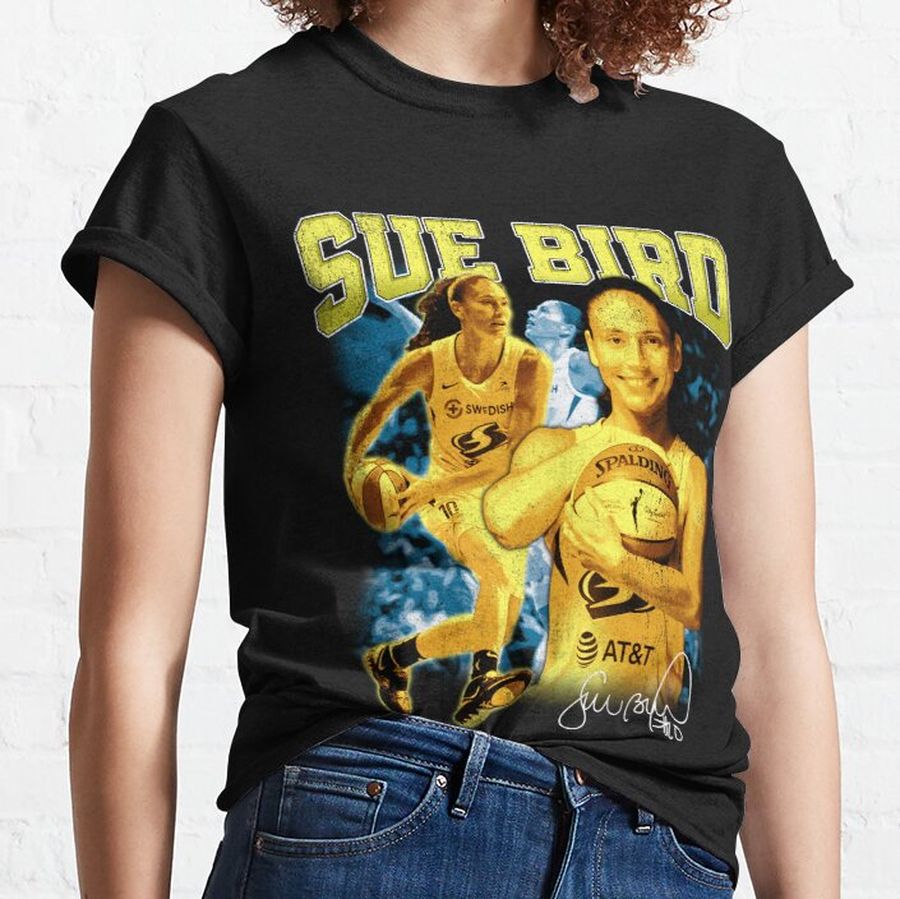 Sue Bird Legend Basketball 3000 Assists Signature Vintage Retro 80s 90s Bootleg Rap Style Classic T-Shirt - 6336-p989