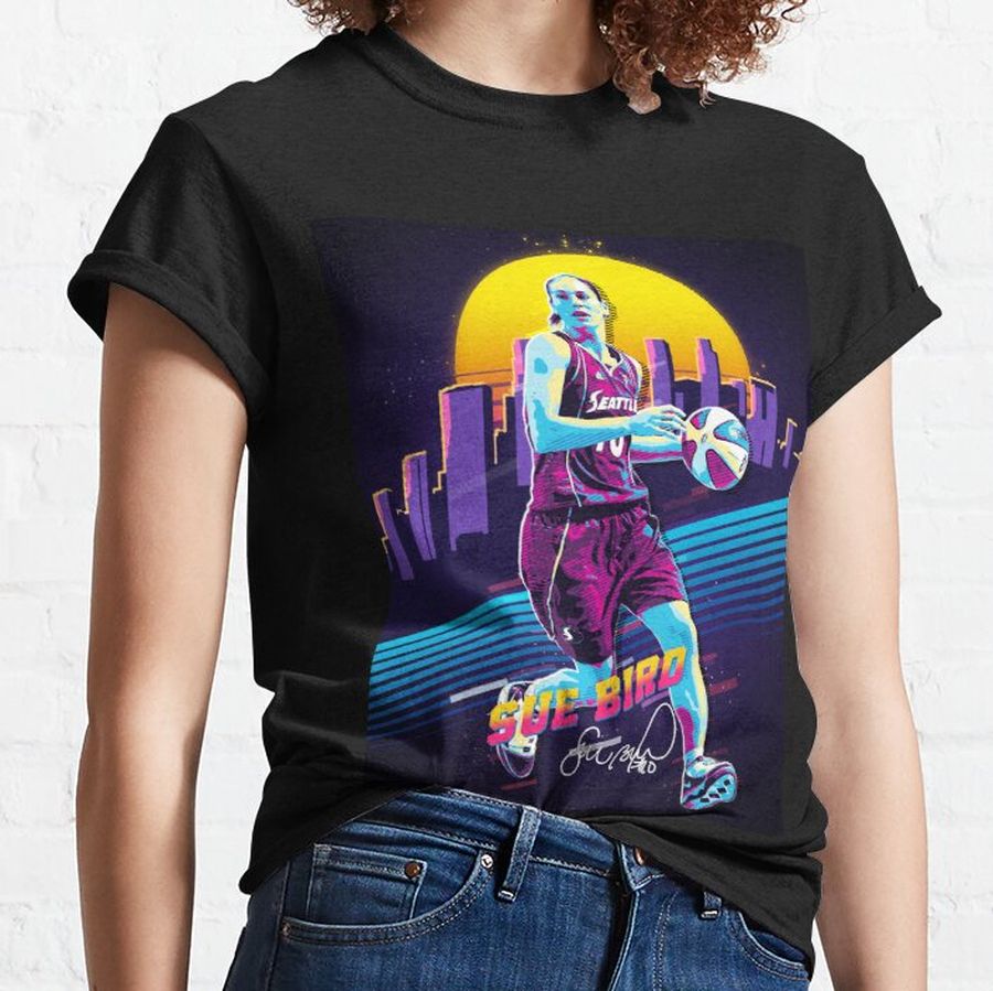 Sue Bird Legend Basketball 3000 Assists Signature Vintage Retro 80s 90s Bootleg Rap Style Classic T-Shirt - 6958-p989