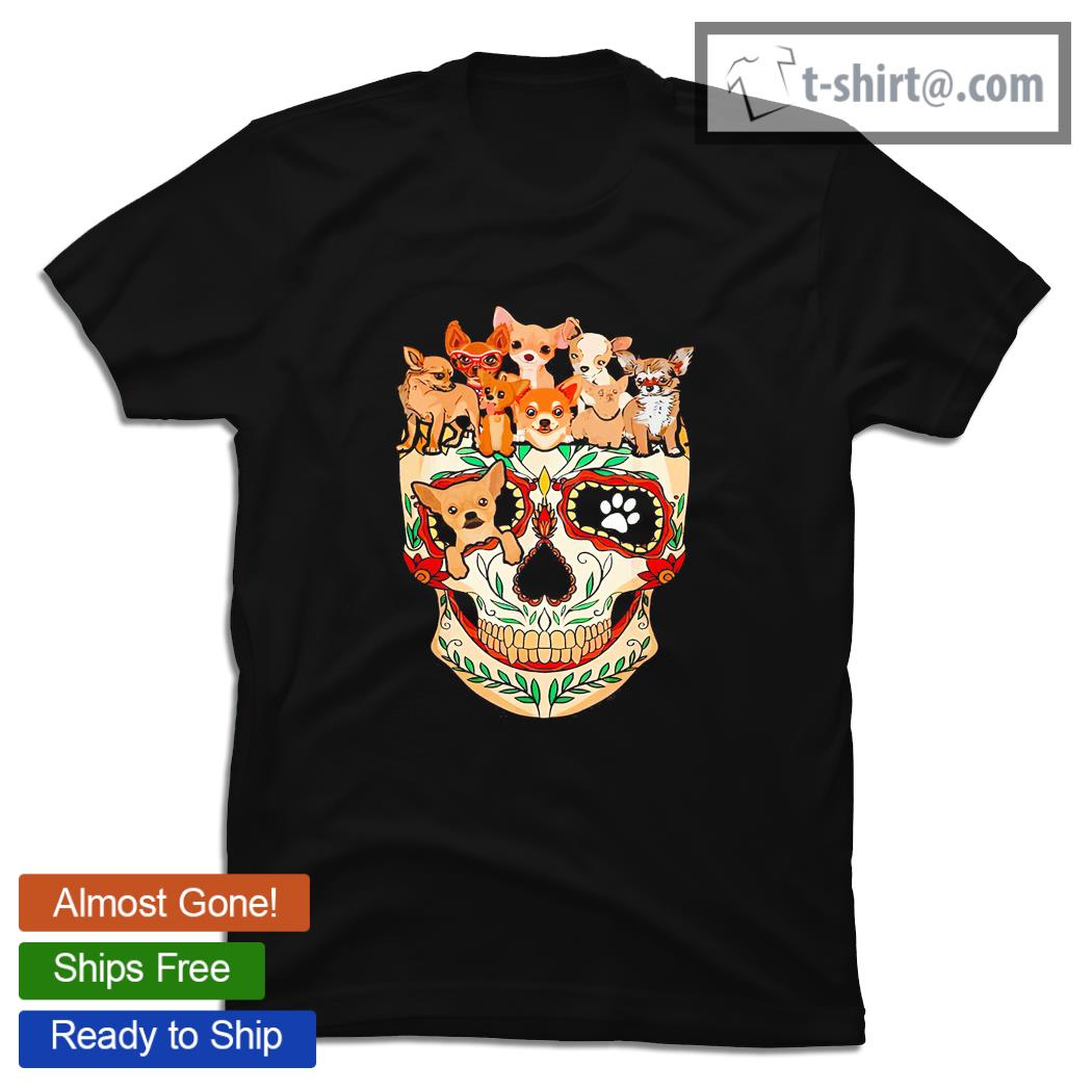 Sugar Skull and Chihuahuas shirt