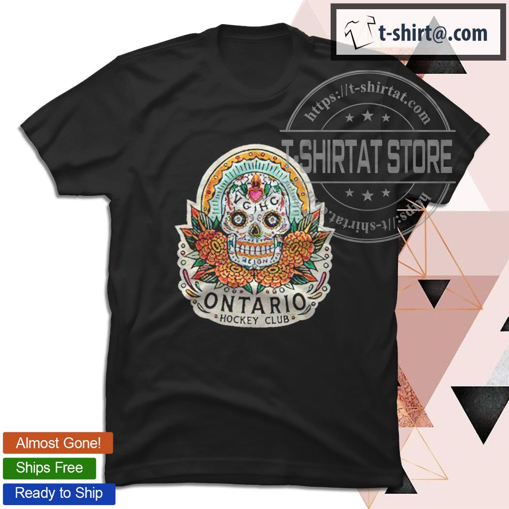 Sugar skull Ontario Hockey Club shirt
