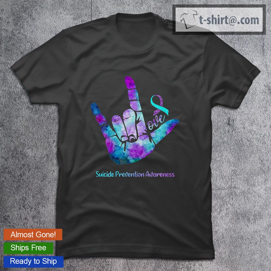 Suicide Prevention Awareness Love Hand T-Shirt