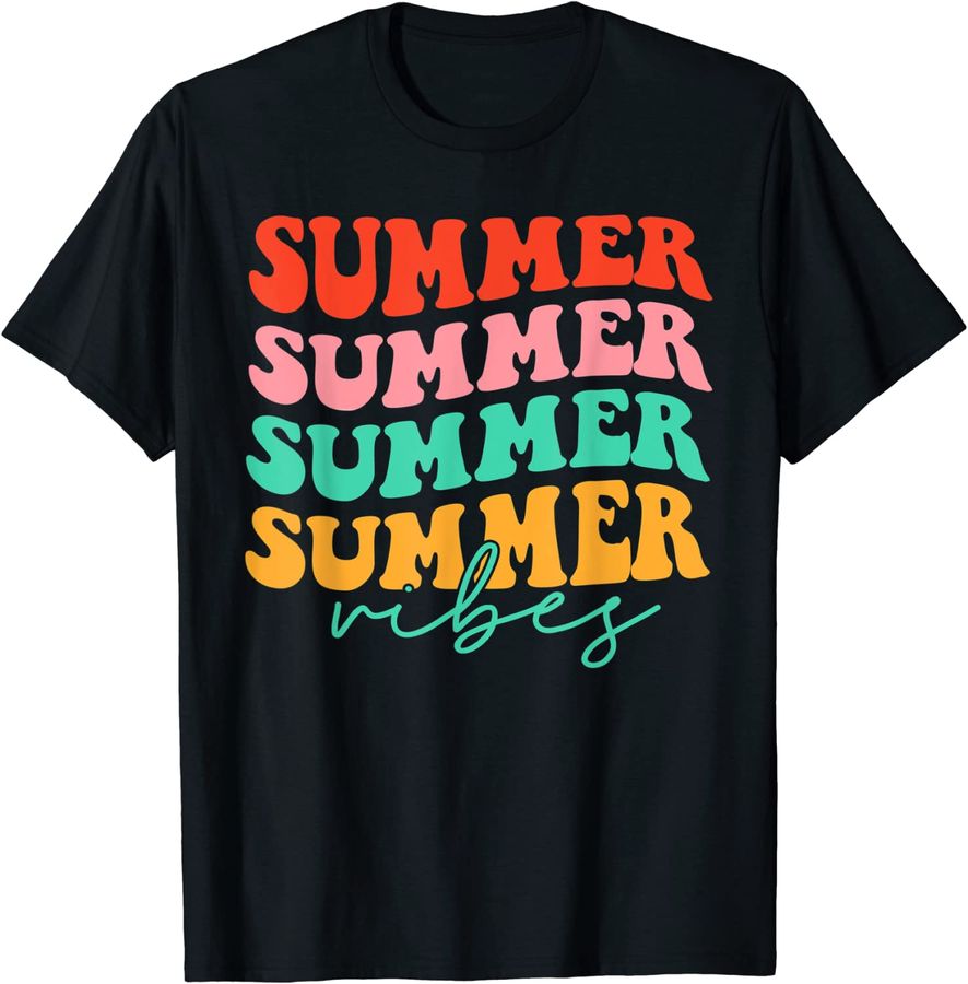 Summer Vibes Typography Hawaii Beach Summer Vacation Family
