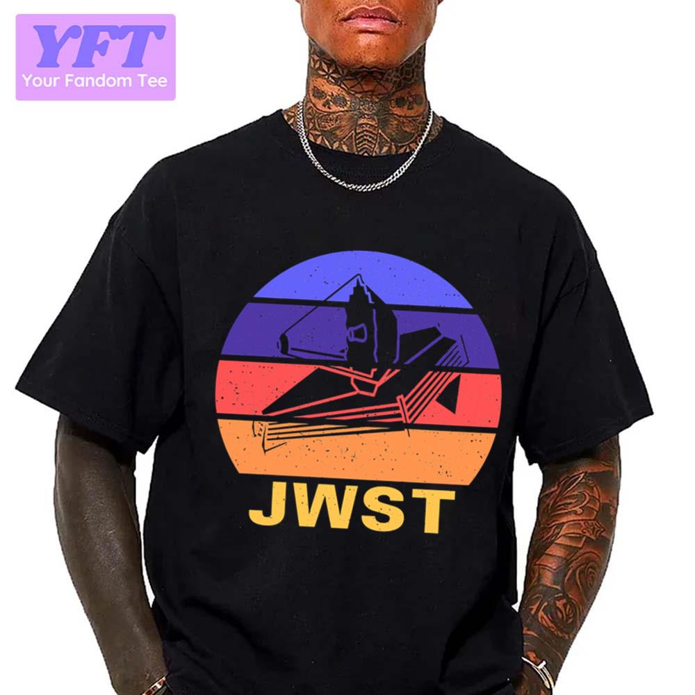 Sunset Design Jwst Telescope James Webb Space Telescope Unisex T-Shirt