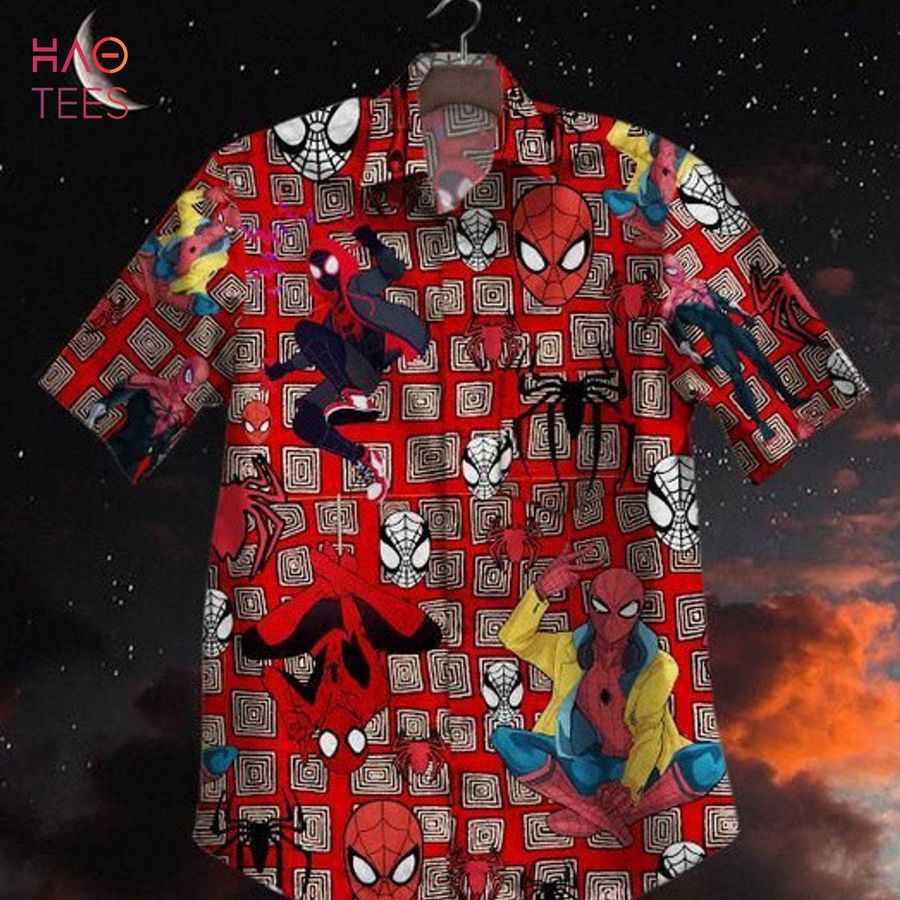Superhero Avengers Marvel Spider Man Hawaiian Shirt Hawaiian Shirt