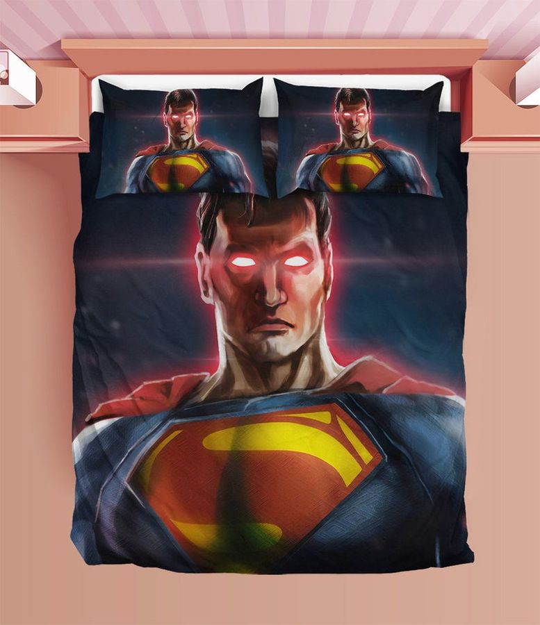 Superman Duvet Superman Bedding Sets Comfortable Gift, Quilt Bed Sets,