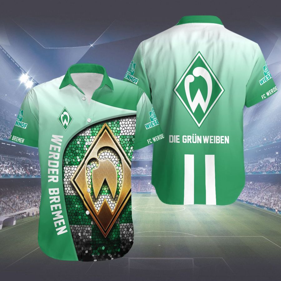 SV Werder Bremen Die Grun Weiben Hawaiian Shirt