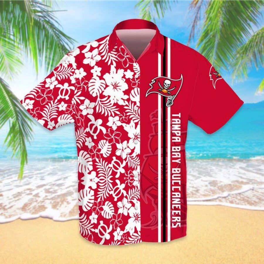 Tampa Bay Buccaneers Nfl Football Sport Hawaiian Graphic Print Short Sleeve Hawaiian Shirt size S - 5XL