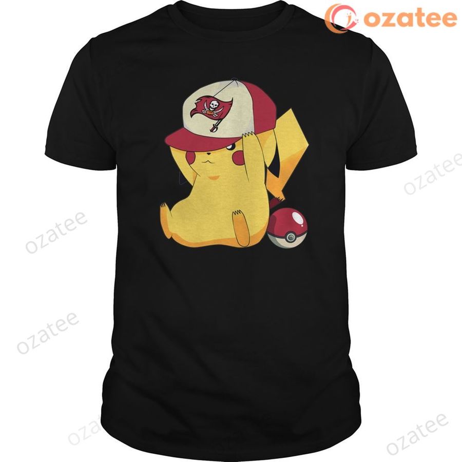 Tampa Bay Buccaneers Pikachu Pokemon T-shirt