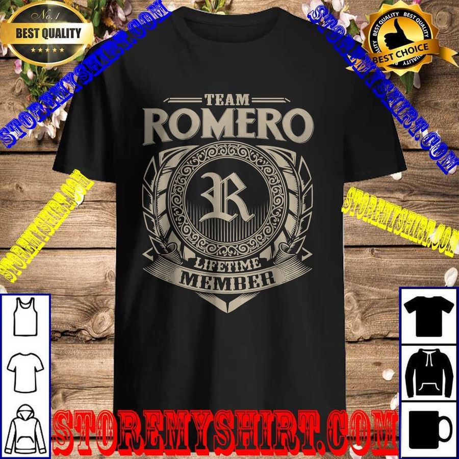 Team ROMERO Lifetime Member Vintage ROMERO Family T-Shirt