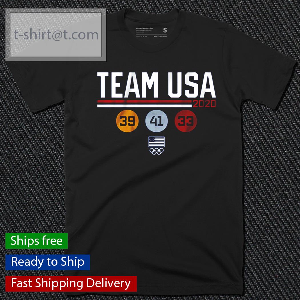 Team USA Medal Count t-shirt