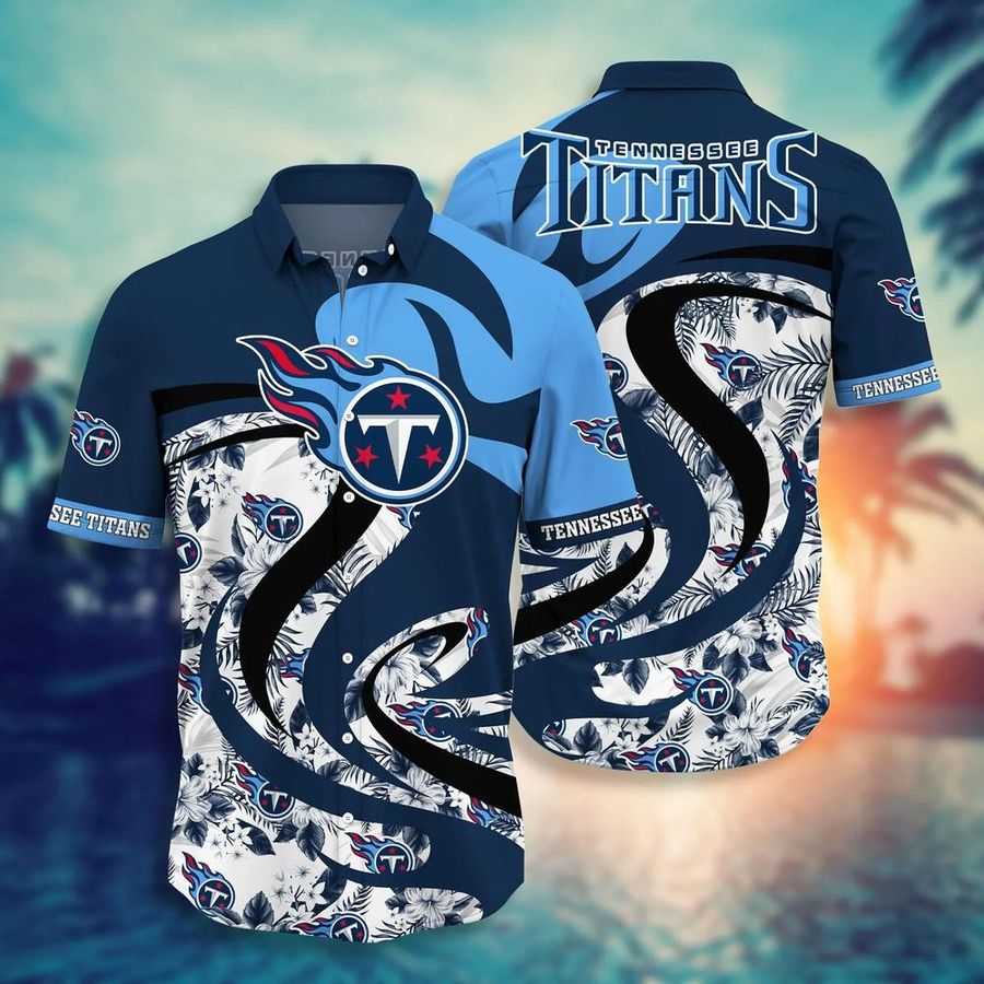 Tennessee Titans NFL Hawaii Shirt And Short Tropical Pattern Graphic This Summer Gift For Fan NFL