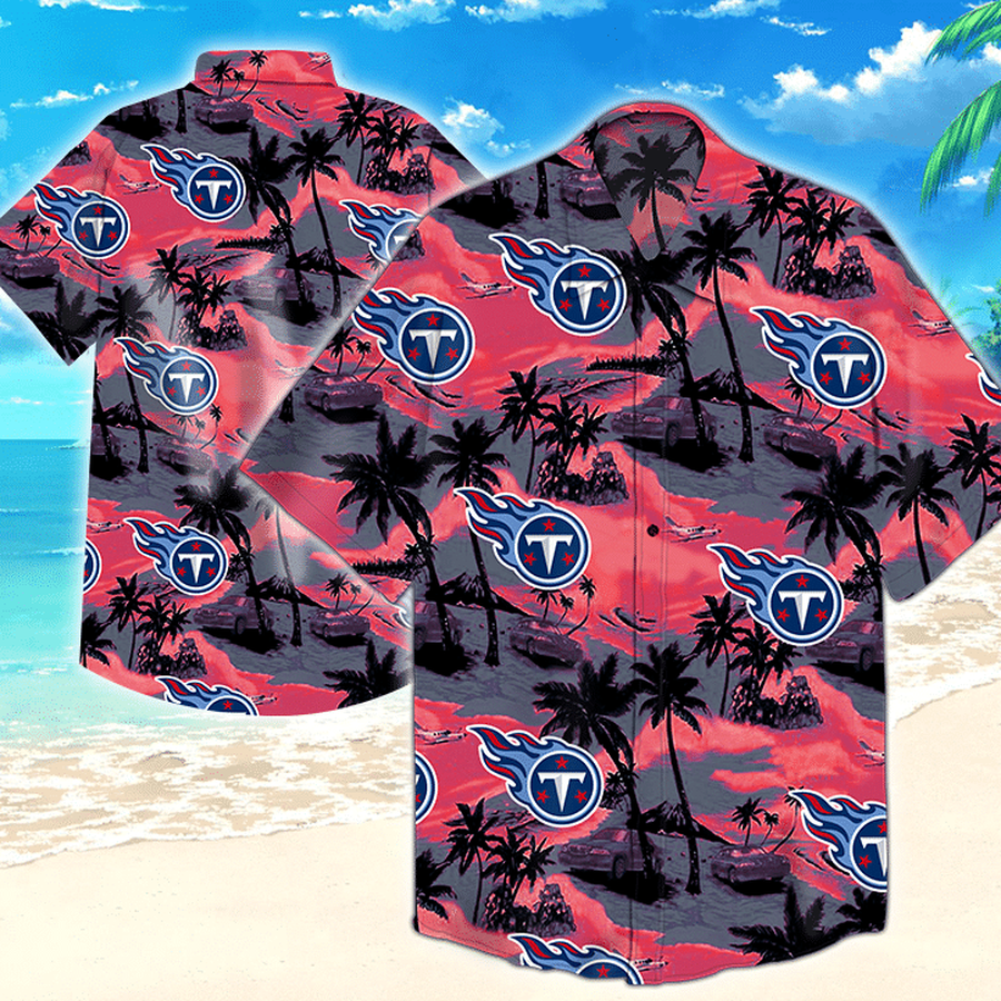 Tennessee Titans Nfl Hawaiian Graphic Print Short Sleeve Hawaiian Shirt L98 - 3361.png