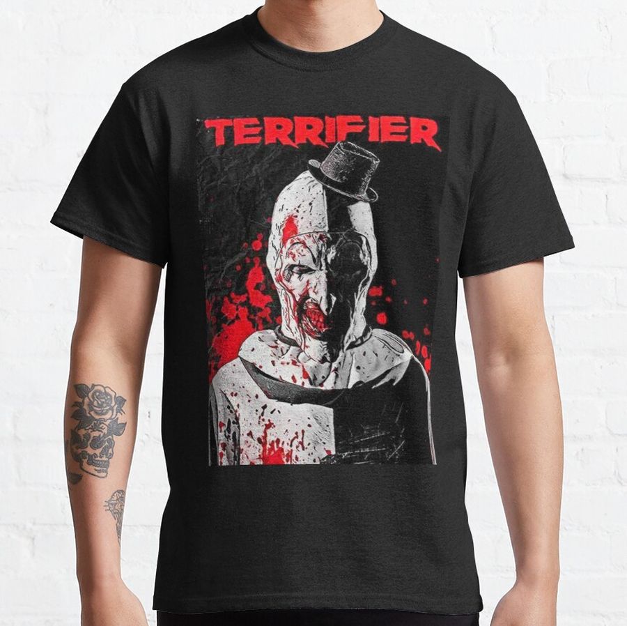 Terrifier movie horror poster art  Classic T-Shirt