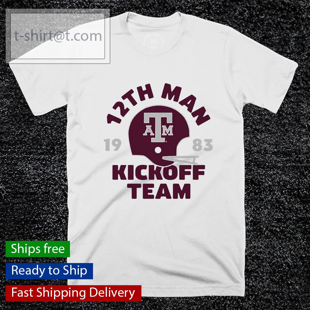 Texas A&M 12th man kickoff team shirt