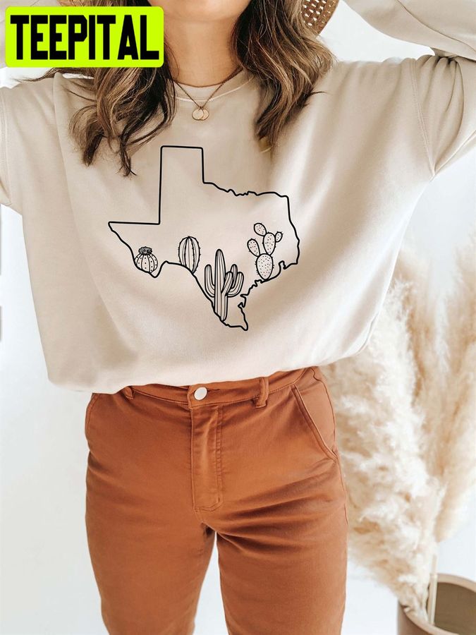 Texas Home Art Design Unisex Sweatshirt